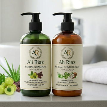 Natural Herbal Hair Care Essentials Collection